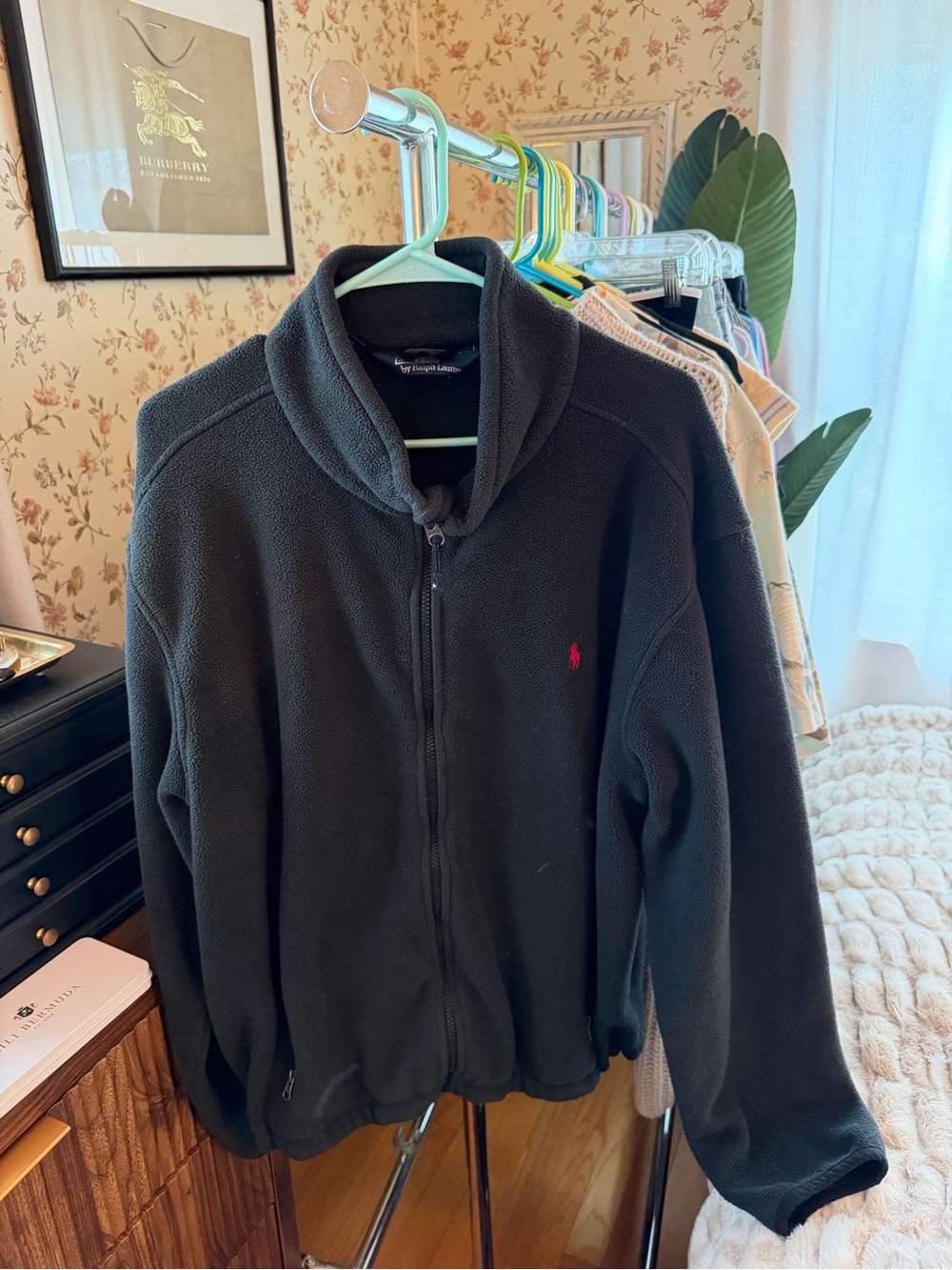 Vintage Polo Ralph Lauren fleece zip up sz 2XL